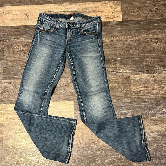 Lola Silver Jeans Flared - Picture 1 of 7